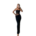 Aliexpress foreign trade women's ins trendy style dress spring/summer new slimming design bodycon maxi dress