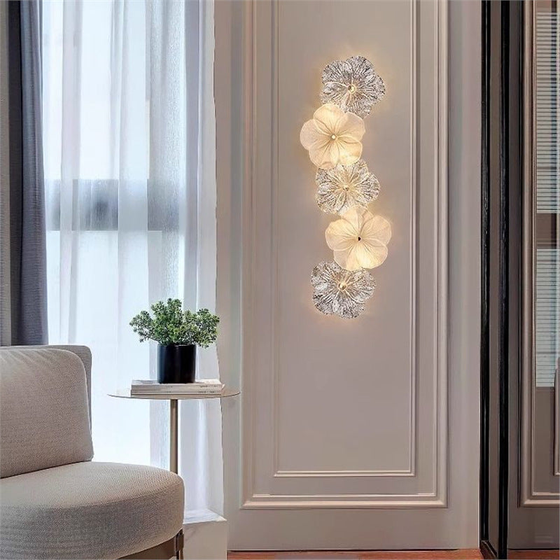 French chic wall sconce - modern minimalist bedside lamp for living room accent wall, designer new arrival