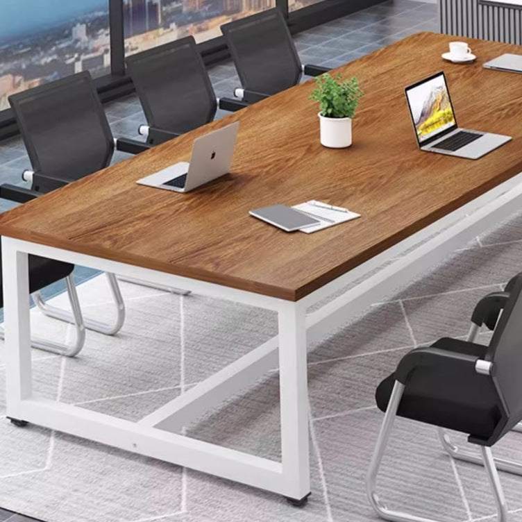 Conference table simple long table small casual modern office furniture training table negotiation reception long office desk no