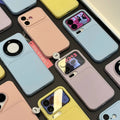 Suitable for apple 17pro mobile phone case morandi pure color instantly becomes large window soft and skin-friendly iphone18 soft case