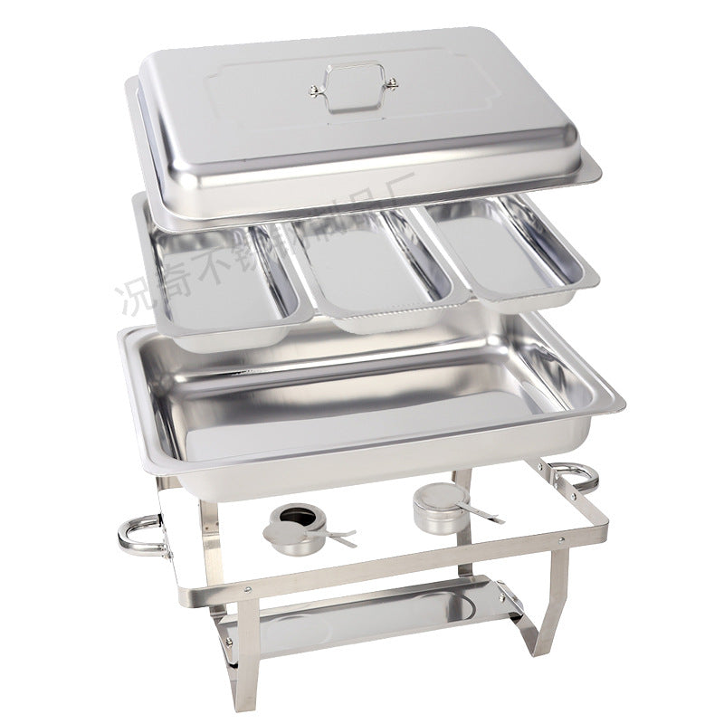 supply stainless steel alcohol stove restaurant buffet stove alcohol heated meal stove buffet stove foldable