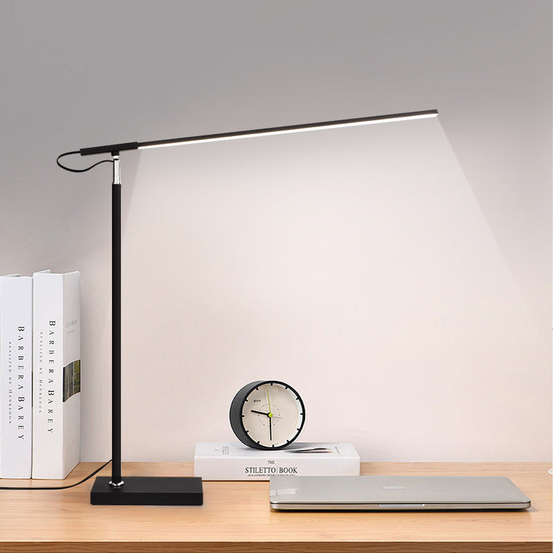 Led desk lamp - eye protection, reading light, study & work lamp - ideal for homework, students, kids, dorm rooms - full spectrum lighting