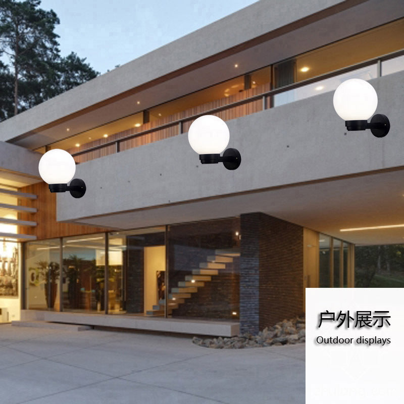 Wall lamp outdoor waterproof door wall wall lamp LED aisle stair lamp simple aisle lamp exterior wall lamp waterproof