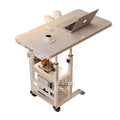 Rolling computer desk - simple adjustable bedside table - mobile laptop desk - bedroom study desk