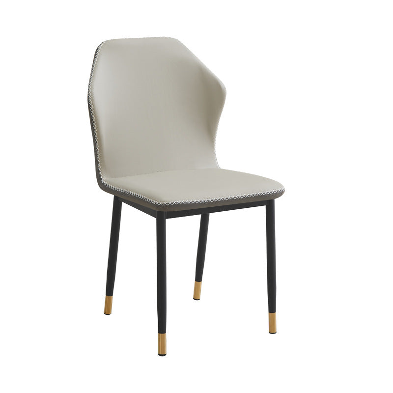 Source factory manufacturer wholesale italian normcore dining chair for home carbon steel restaurant hotel chair office reception chair