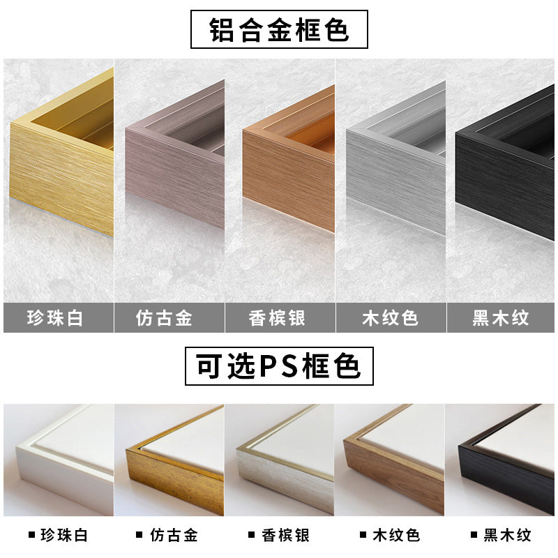 Nordic living room decorative painting custom hotel restaurant hanging painting, bedroom bedside painting entrance crystal porcelain painting distribution box painting