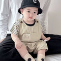 Summer new arrivals: baby & toddler striped outfit set - summer clothes, overalls, two-piece set, romper, and loungewear