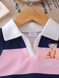 Kids clothing cross-border exportfall and winternew arrival children's stripestops+blue skirt baby children's clothing