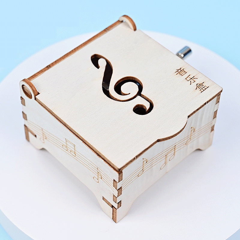 Homemade music box children's technology small production, students STEAM classroom physical science small experiment handmade materials