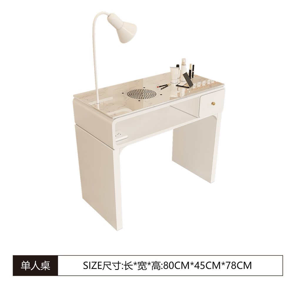 Manufacturer's new arrival widened porcelain manicure shop girls manicure table makeup chair multi-functional manicure table and chair suit