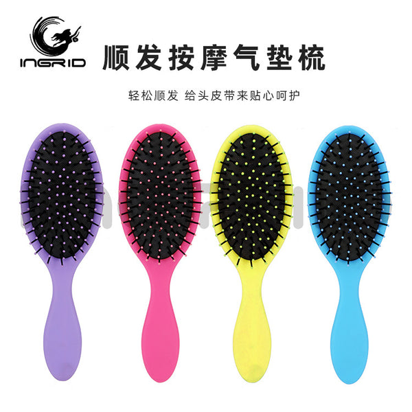 Ingrid hair air cushion comb hair salon special anti-static large board comb candy color styling hair care portable airbag comb