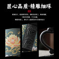 High-end zisha tea set - premium business gift, kung fu tea ceremony gift box, complete teapot and teacup set, light luxury style