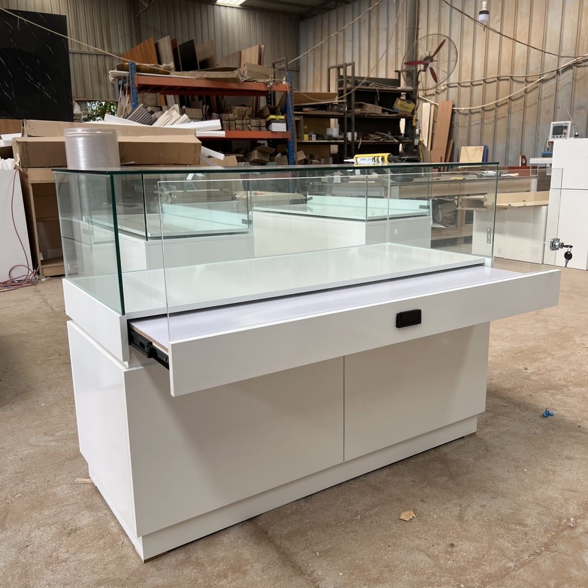Glass Display Cabinet Museum Display Cabinet Memorial Hall Cultural Relics Display Cabinet Calligraphy and Painting Product Display Counter D System
