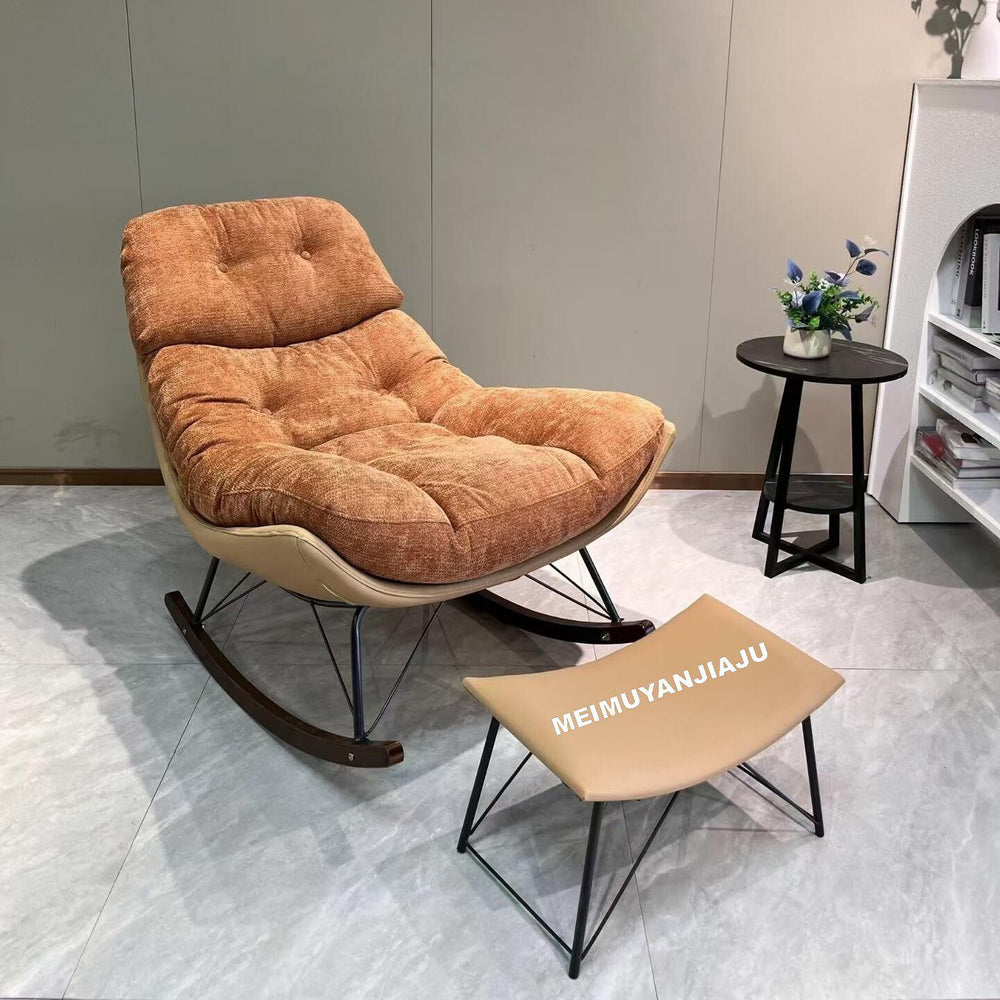 Living room lazy rocking sofa chair, adult recliner, sleepable, balcony home leisure, 2025 new high-end model