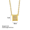 [titanium steel] cross-border popular versatile small waist necklace for women, accessible luxury fashion, high-end elegant sweater chain jewelry