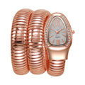 Honghong cross-border snake-shaped watch women's fashion bracelet watch creative hip hop quartz watch stylish bracelet watch wholesale