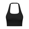 European and american new sexy halter strapless sports bra with beautiful back design - women's fashion ruched sports bra dt146