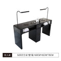 Manufacturer's new casual mesh back chair with marble tabletop single and double multi-functional manicure table table and chair suit