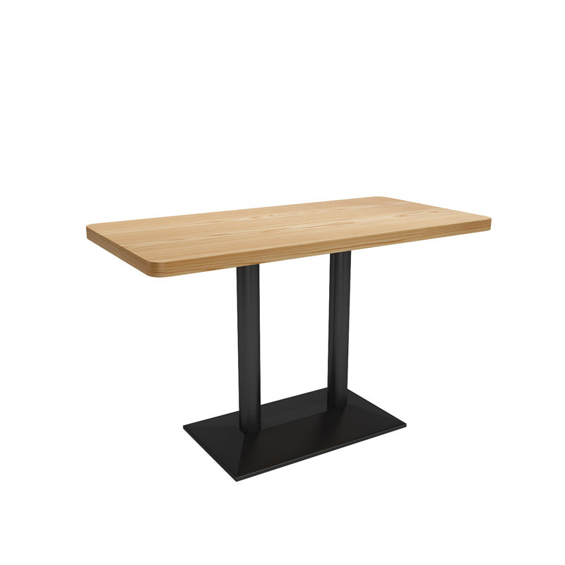 Coffee Western Restaurant Storage Card Sofa Catering Hotel Dessert Milk Tea Shop Restaurant Solid Wood Table and Chair Combination