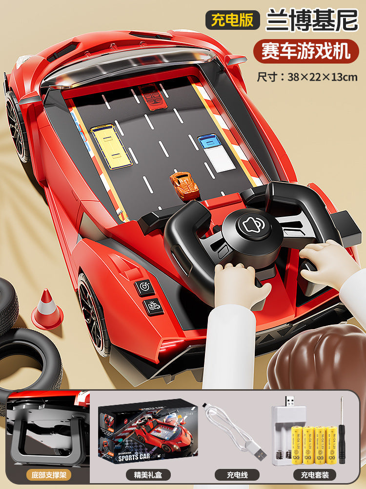 Kids Racing Adventure Obstacle Avoidance Game Console Toy Puzzle Boy 3 Years Old 6 Car Simulator