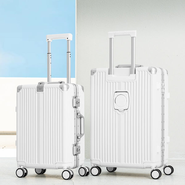 Yongsheng aluminum frame suitcase 20-inch boarding case 28-inch anti-drop large-capacity suitcase 24-inch trolley case password case