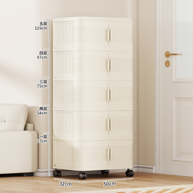 Installation-free shoe box Transparent shoe storage box Multifunctional large storage shoe cabinet Thickened multi-layer folding shoe rack