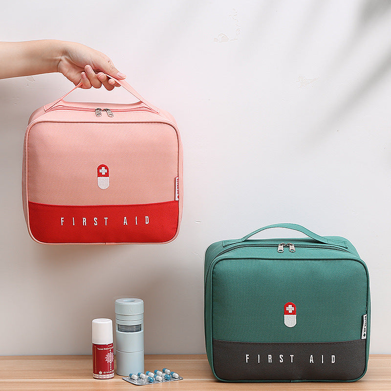 Customized large-capacity drug storage bag Portable storage medical bag Waterproof and moisture-proof medical bag Multifunctional first aid bag