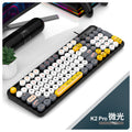 Viper k2 wired usb keyboard and mouse combo - retro punk style for women's desktop, laptop, and office use