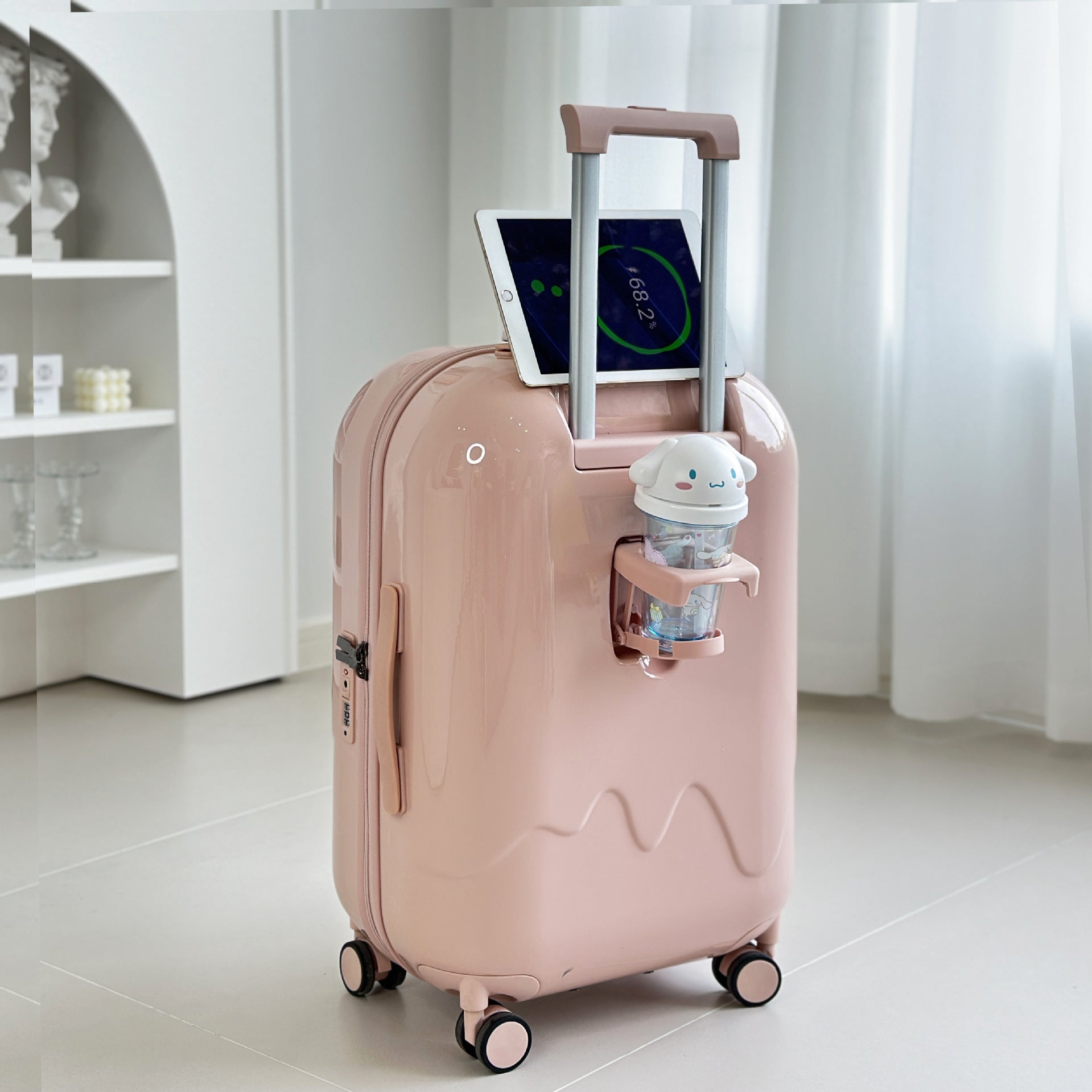 Children's suitcase 20-inch boarding case 24-inch trolley case 26-inch anti-drop suitcase Password box Gift bag