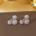 Er-20 silver stud earrings