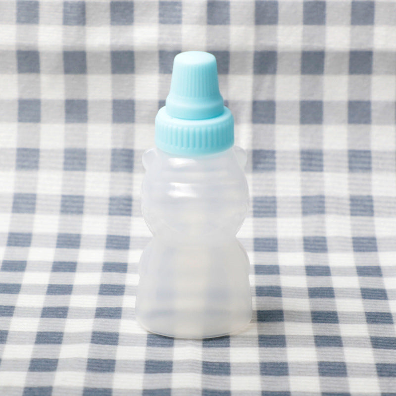 Mini sauce bottle plastic squeeze sauce bottle japanese style squeeze condiment bottle food grade portable soy sauce bottle cross-border