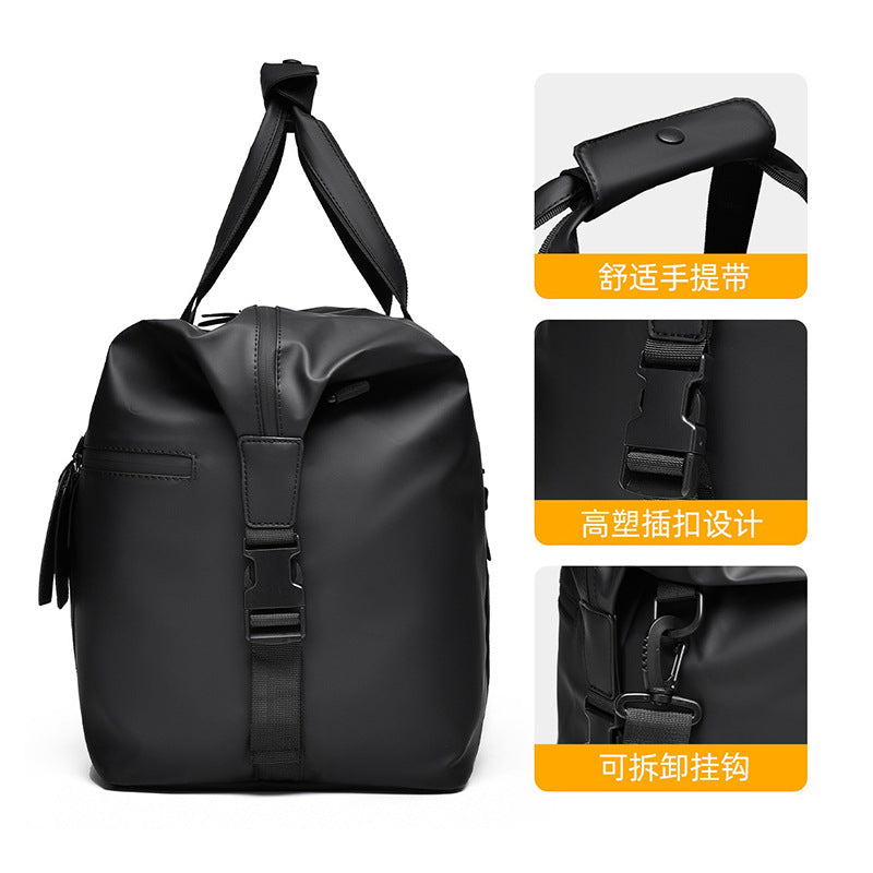Cross-border men's travel bag casual fashion women's messenger bag large capacity fitness bag high sense lightweight handbag tide