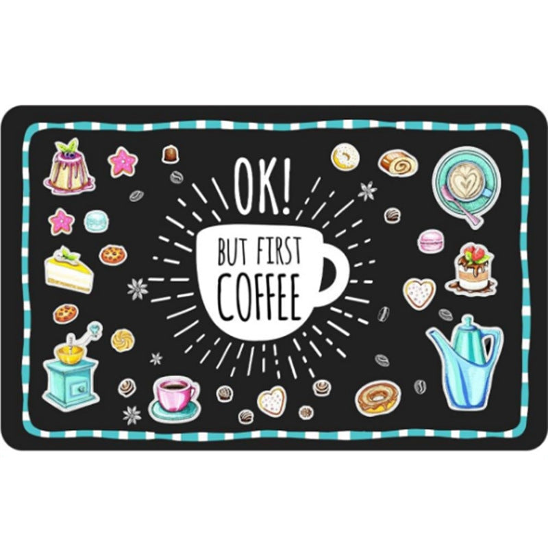 Kitchen drain mat diatom mud tableware drying mat countertop bar water-absorbent heat-insulating table mat coffee machine non-slip mat