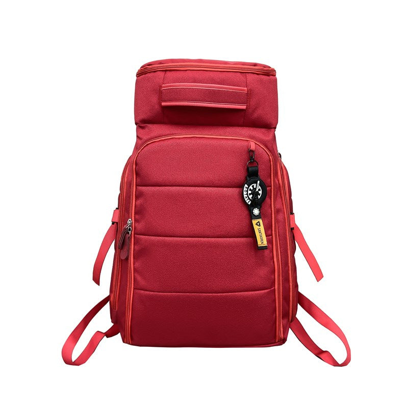 Cross-border outdoor travel backpack men's large-capacity mountaineering hiking sports backpack with shoe compartment casual simple backpack