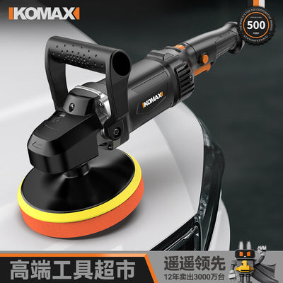 Multi-functional handheld polishing and sanding machine - 6-speed adjustable polisher for automotive and furniture polishing and waxing