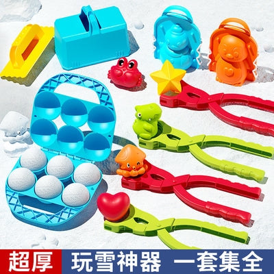 Kids' snowball maker - snow play toy, snowball tool, snowball mold, snowball fight outdoor kit & gear