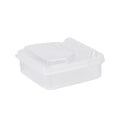 japanese cheese storage box refrigerator onion, ginger and garlic flip-top sealed storage box fruit butter block fresh-keeping box