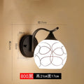 Wall lamp bedside lamp wall bedroom casual modern creative european style living room led staircase aisle lamp
