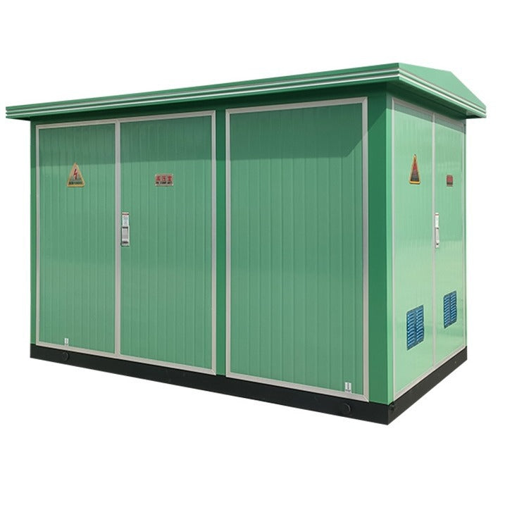YB European box transformer pre-installed outdoor street lamp complete set of power distribution room 630KVA box transformer box substation