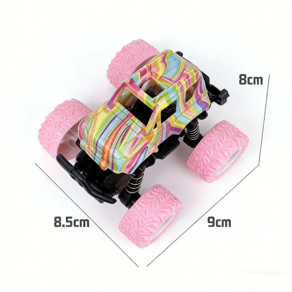 [customized] off-road vehicle internet celebrity ring toy children's four-wheel drive inertia car simulation model anti-fall toy car