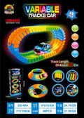 New arrival cross-border assembleable kids toys cool luminous track toy car lighting toys patchwork track piece