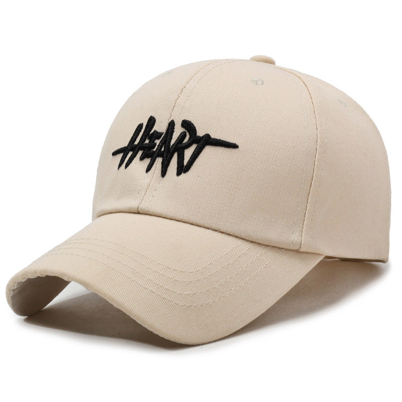 25 New Spring, Autumn and Summer Versatile High-Quality Baseball Cap Female Korean Edition Face Small Shade Embroidered Cap Male