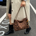 2025 new autumn/winter crossbody bag - commuter plush large capacity shoulder bag - women's casual fashion high-end tote bag