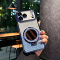 Blue [gradient + glitter mirror stand]