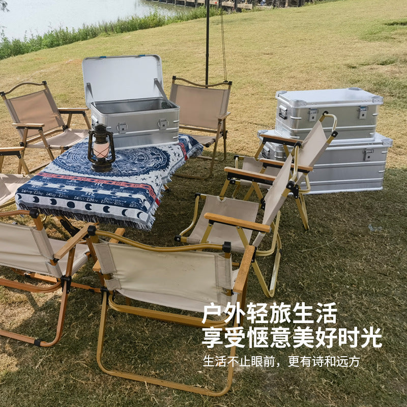 Professional toolbox all-aluminum alloy three-piece set, hardware tool storage box combination, various specifications in stock