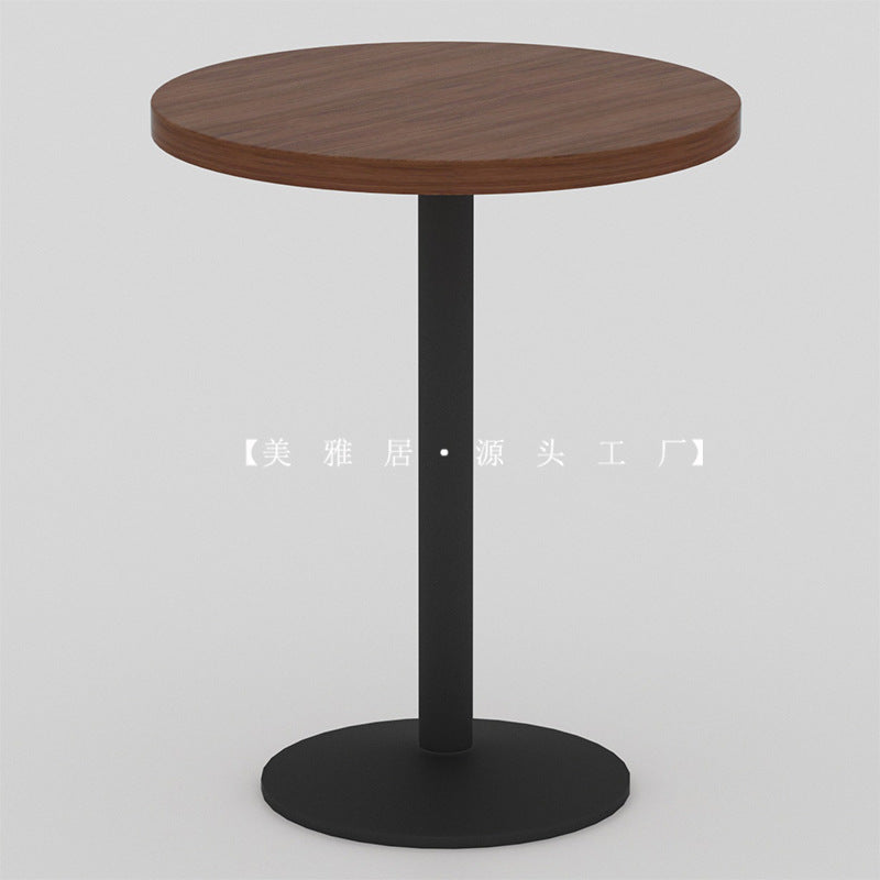 Company school unit canteen hotel solid wood tables and chairs food city snack bar one table four chairs dining table and chair combination