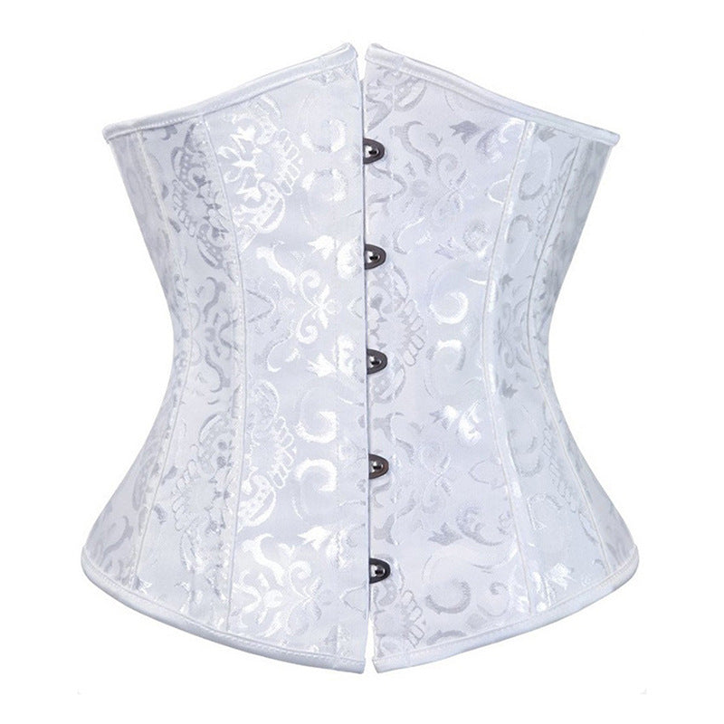 Corset simple waist corset slightly fat new arrivalk-style breathable sexy shaping tops rubber bone jacquard waist clip