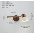 Bedside wall lamp hanging wall lamp creative casual study learning foldable telescopic rotate rocker arm lamp