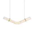 new restaurant imitation marble chandelier round stylish designer sample room art house ring living room lamp