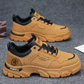 Men's shoes 2026 new spring thick-soled martin boots men's work shoes men's anti-slip athletic casual sneakers